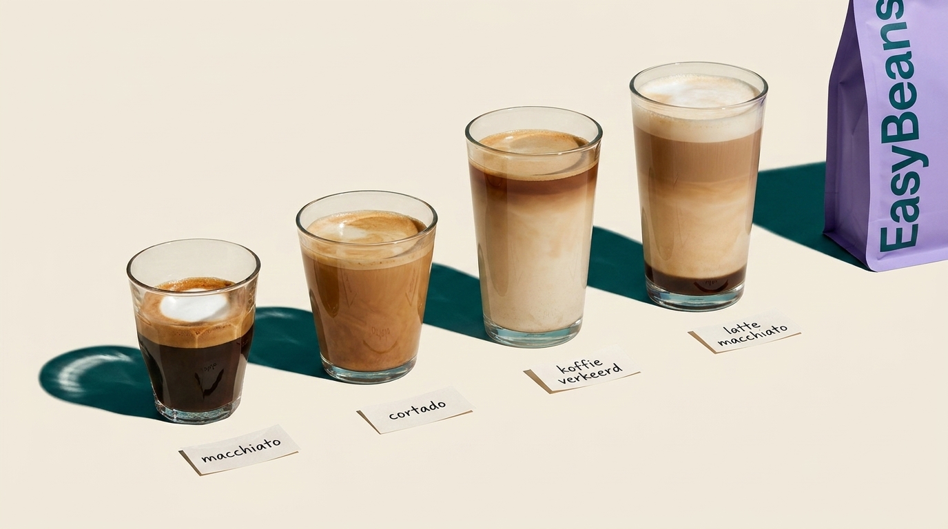 Macchiato, cortado, koffie verkeerd of latte macchiato: het verschil