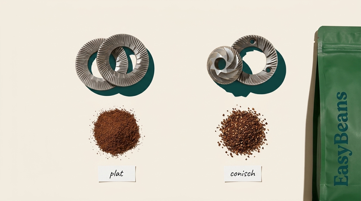 Platte vs. conische maalschijven: wat proef je echt?