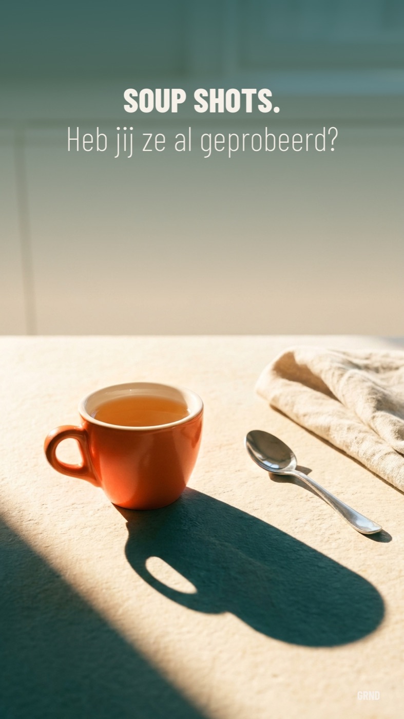Soup shots: wat zijn ze en wanneer ben jij er klaar voor?